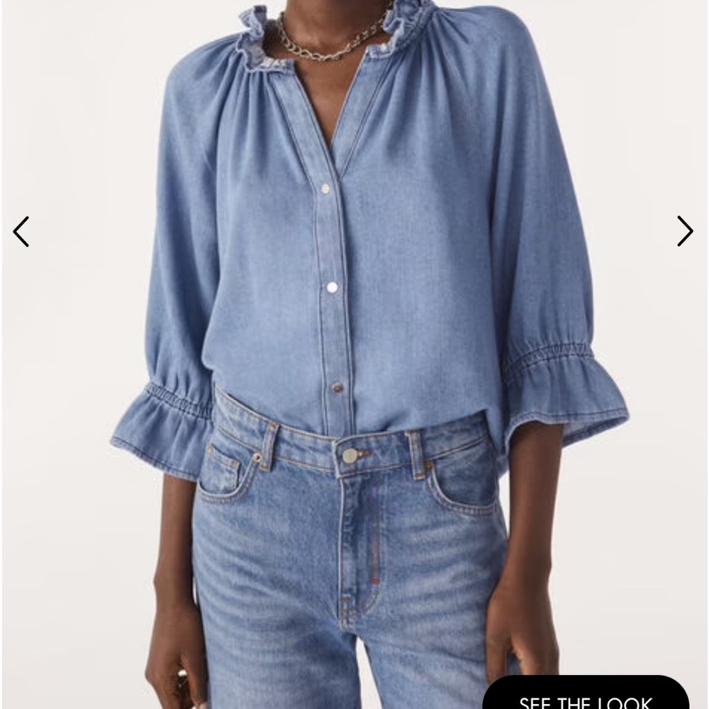 BA&SH denim top